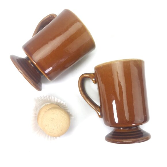 Vintage Restaurant Pedestal Coffee Mug Mid Century Diner - Picture 4 of 12